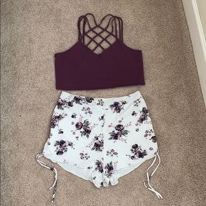 Crop Top and Short Set